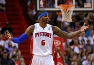 The Detroit Pistons owe him $5.3 million every season till this one.